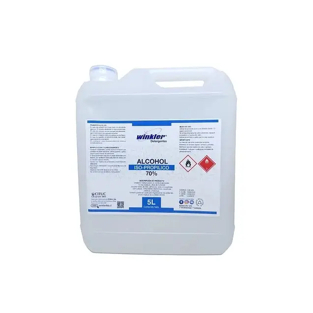 [10010930] Alcohol Isopropilico 70%  5 lt WK