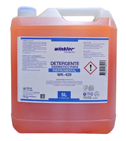 Detergente enzimático p_instrumental , 5 lt, WK-429