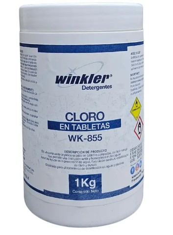 [10010966] Cloro 5 tabletas 200 gr  triple acción WK 855TA, 1 Kg